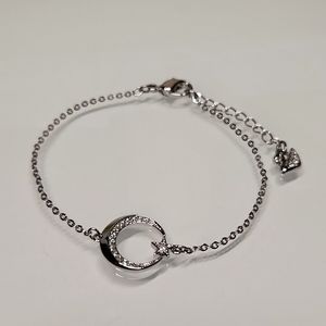 Swarovski Crescent Moon and Star Bracelet
